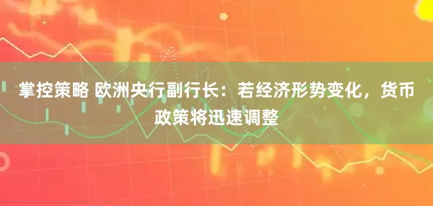 掌控策略 欧洲央行副行长：若经济形势变化，货币政策将迅速调整
